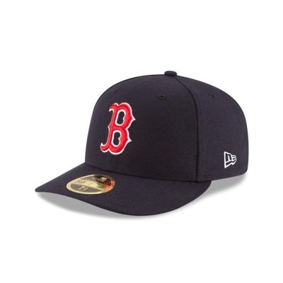 Sapca New Era Boston Red Sox MLB Authentic Collection Low Profile 59FIFTY Fitted - Albastri